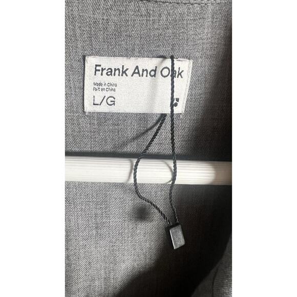 Frank And Oak Size Large Minimalist Black Chambray Career Button‎ Up Shirt Dress - Picture 5 of 9